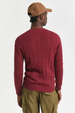 Jersey de algodón con cuello redondo