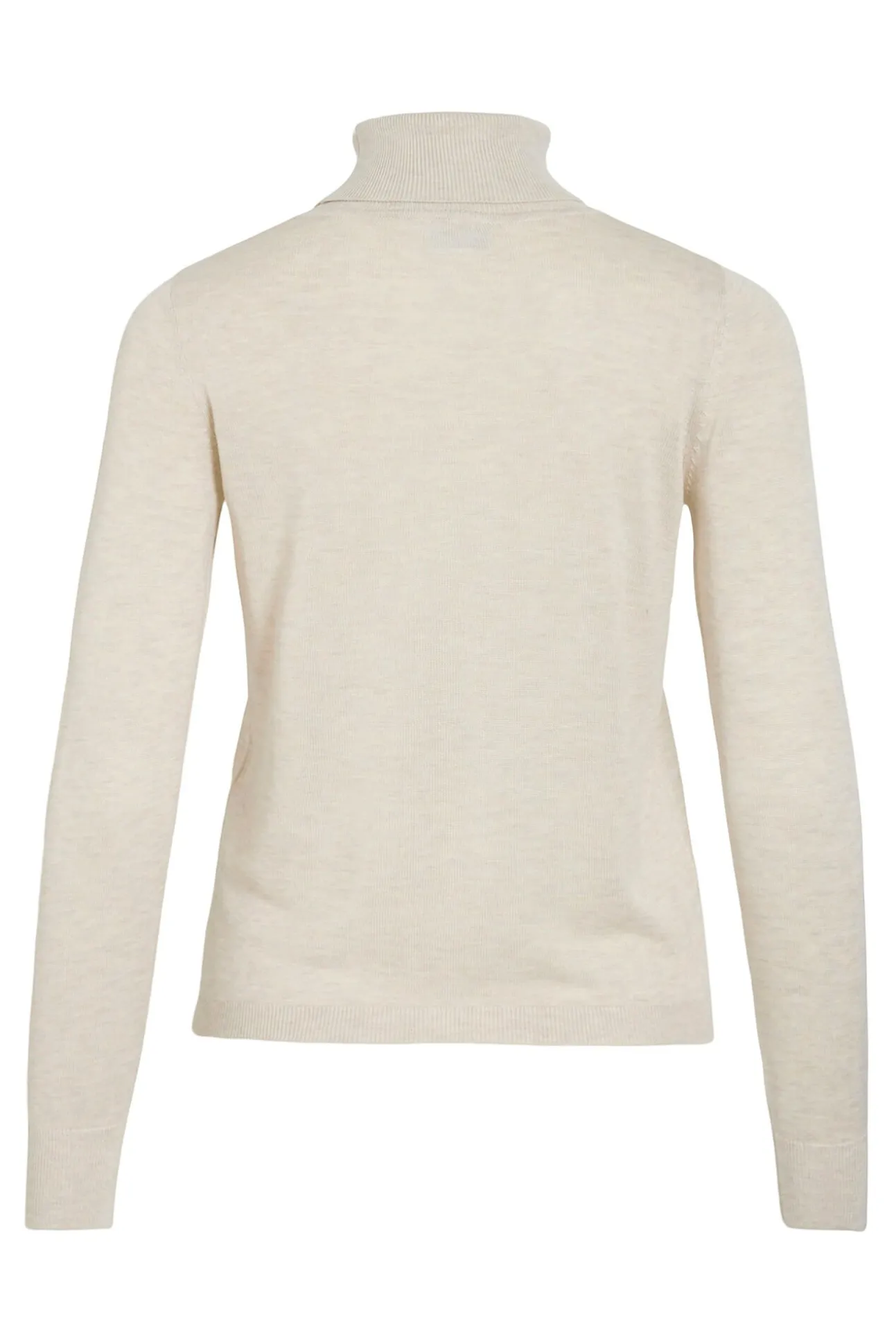 Jersey de cuello alto con viscosa