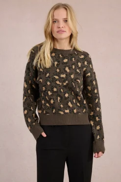 Jersey de manga larga estampado animal