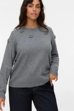 Jersey de punto cuello redondo Curve