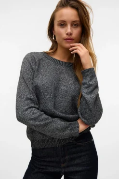 Jersey de punto de mujer con lurex
