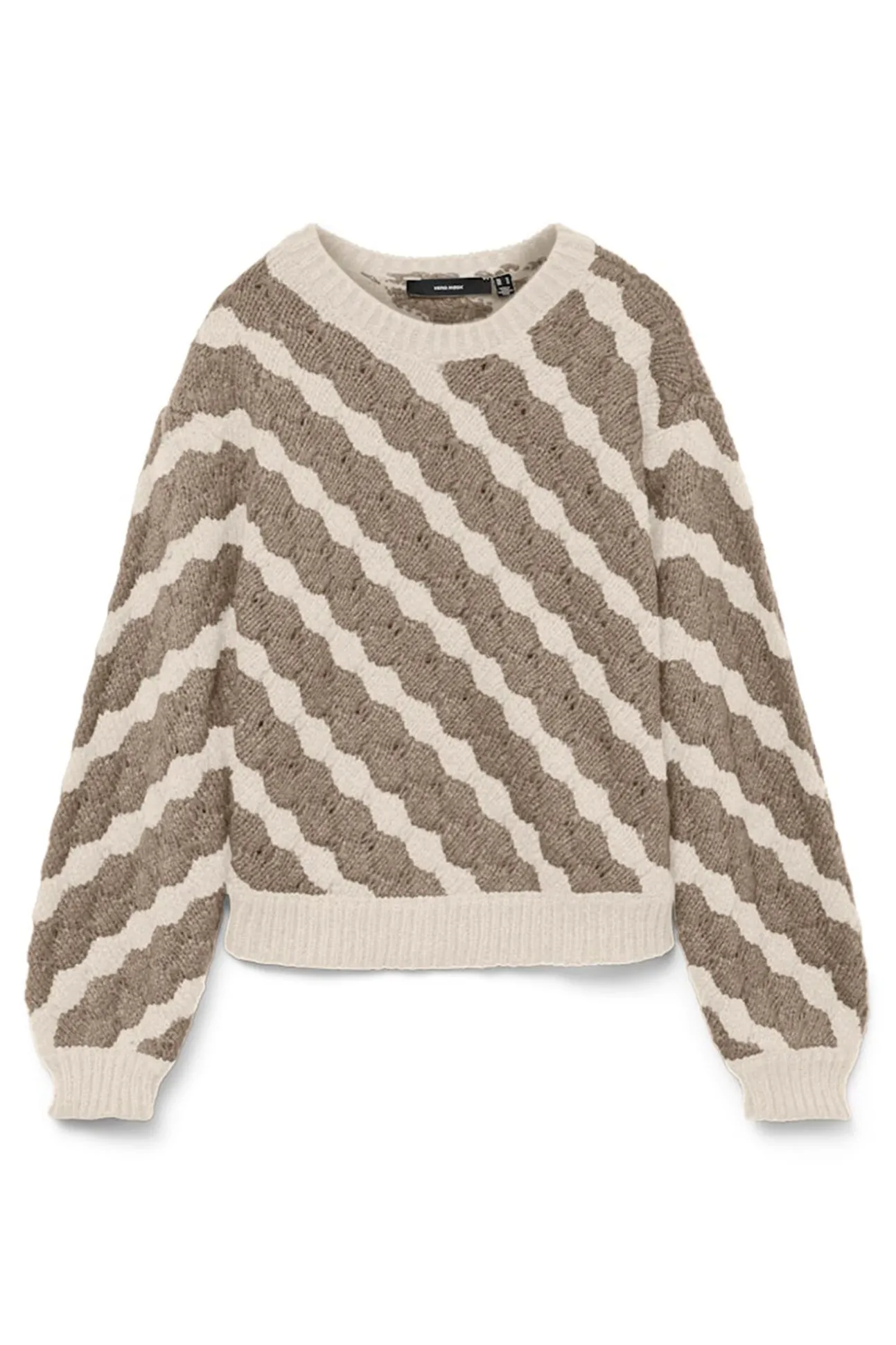 Jersey de punto efecto geométrico