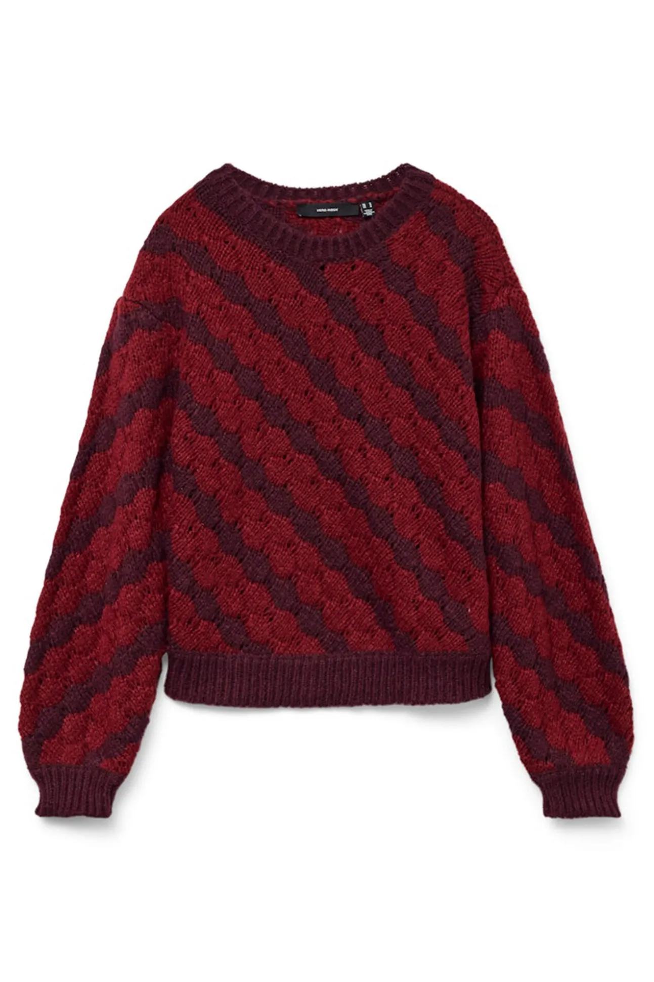 Jersey de punto efecto geométrico