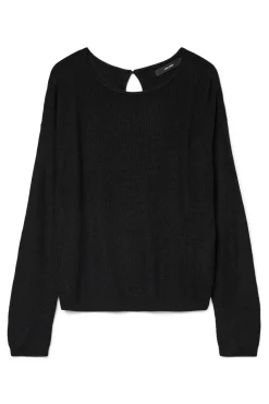Jersey de punto fino con cuello barco