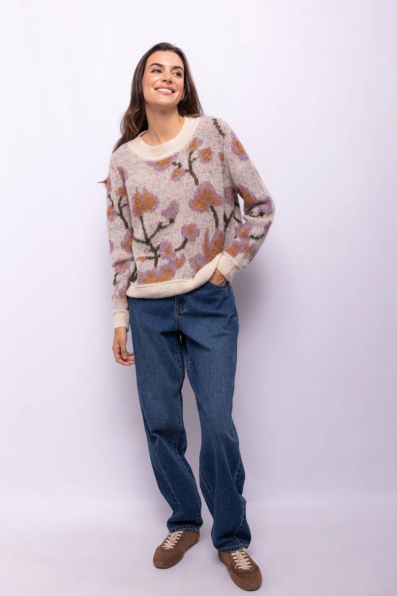 Jersey estampado flores