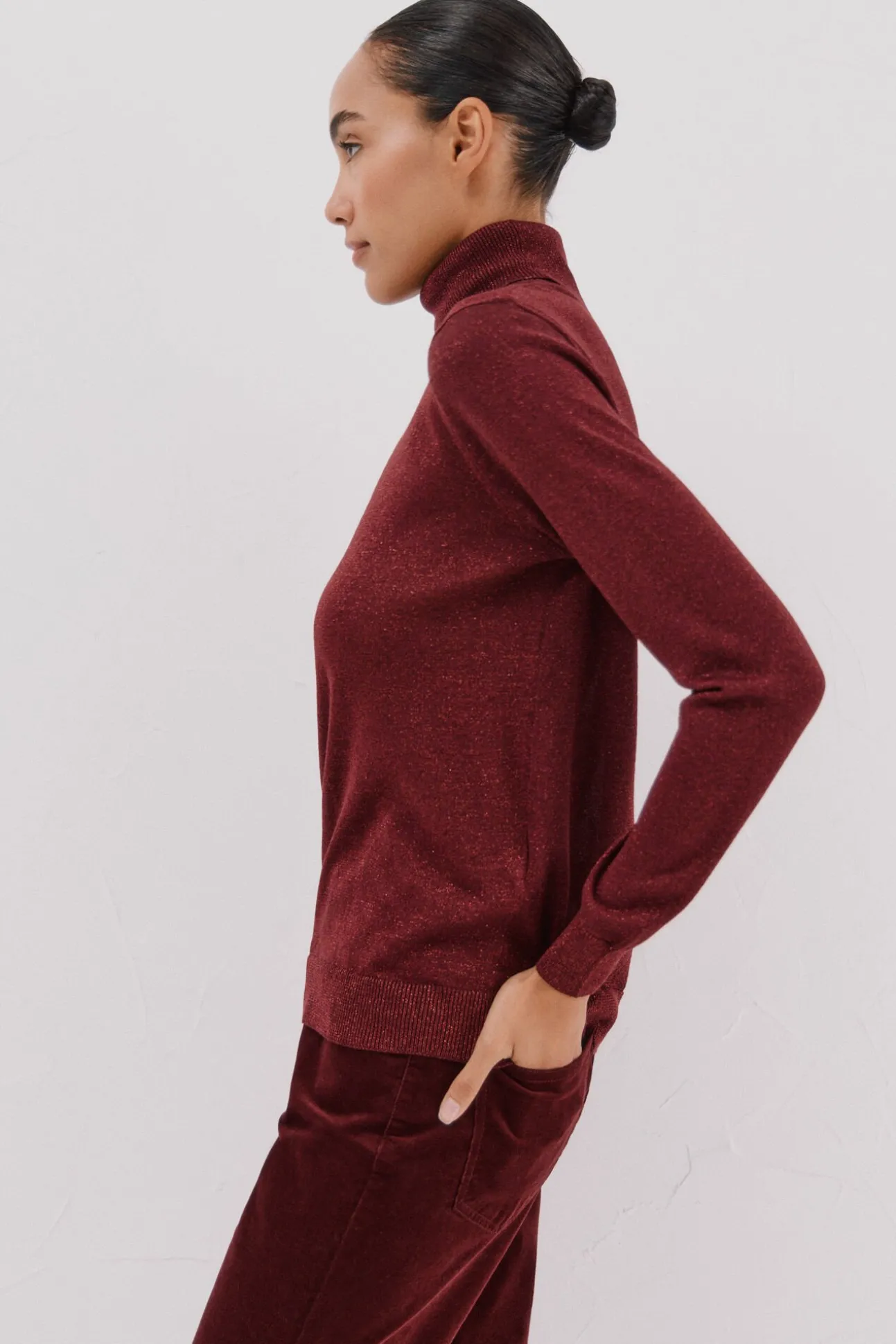 Jersey fino lurex