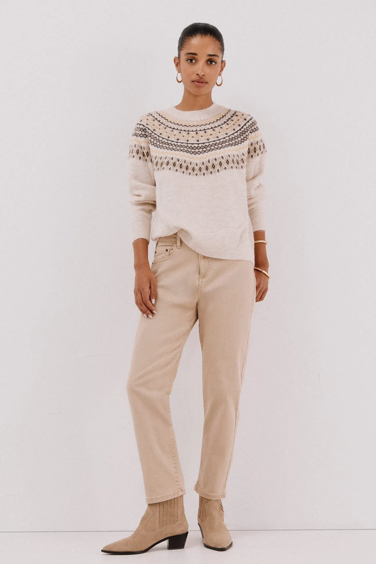 Jersey jacquard posicional