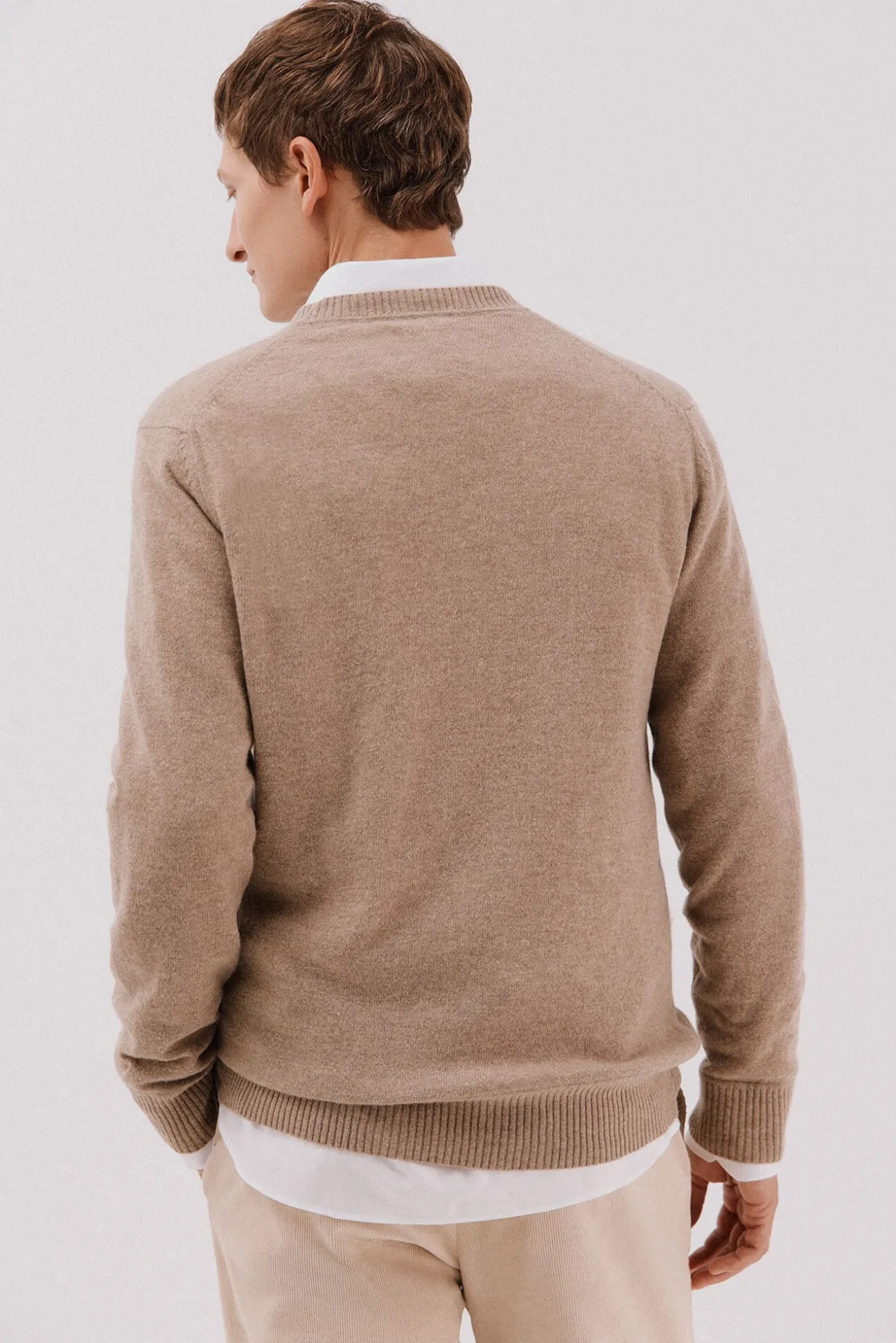 Jersey lana lambswool pico redondo
