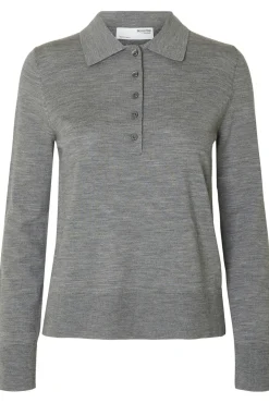 Jersey polo 100% lana merino.