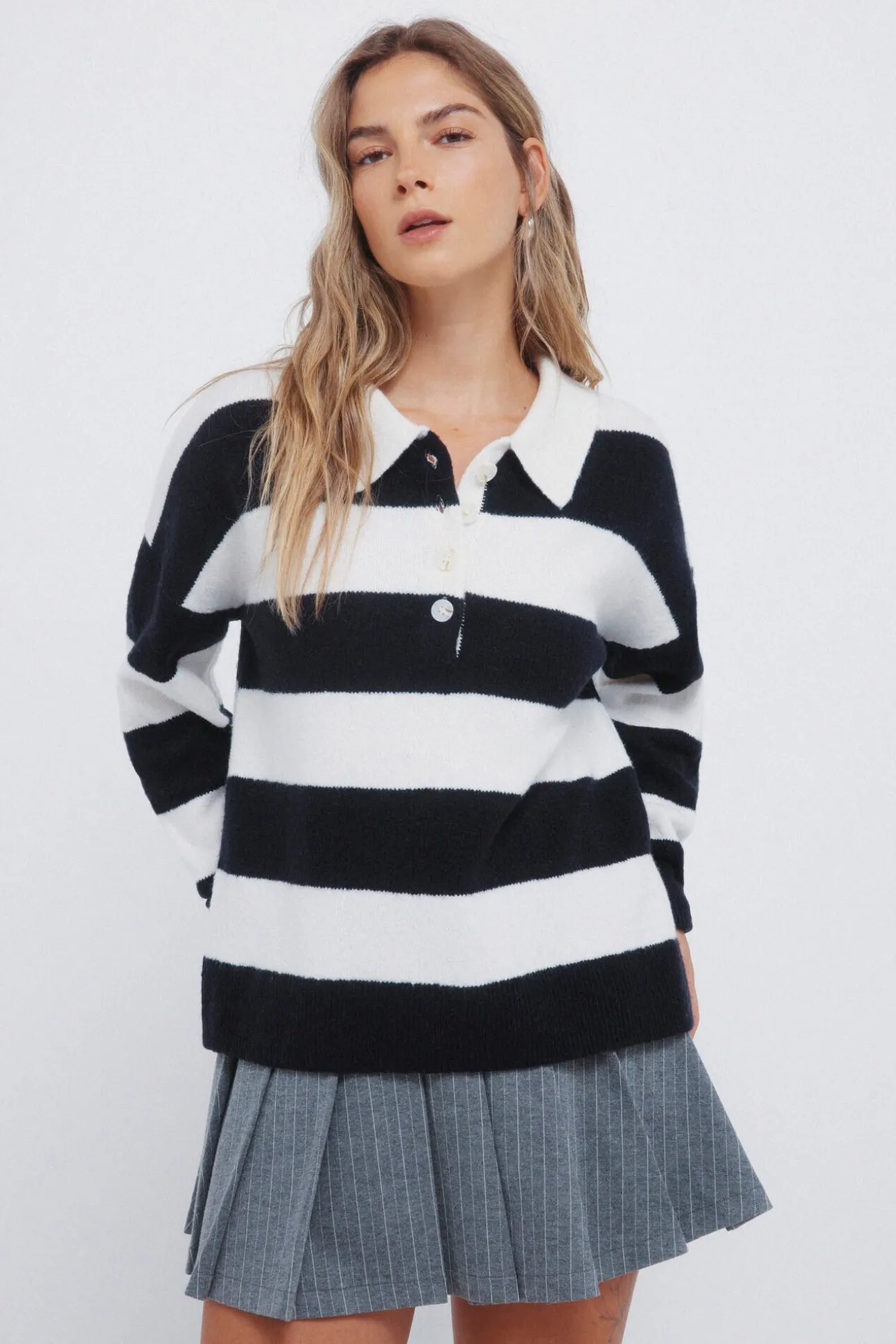 Jersey polo bordado
