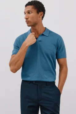 Jersey polo manga corta algodón estructura