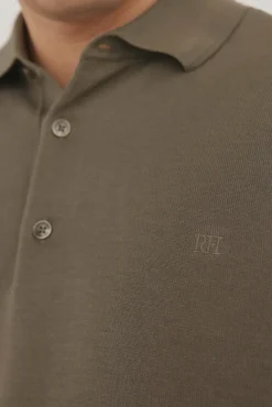 Jersey polo premium manga corta algodón