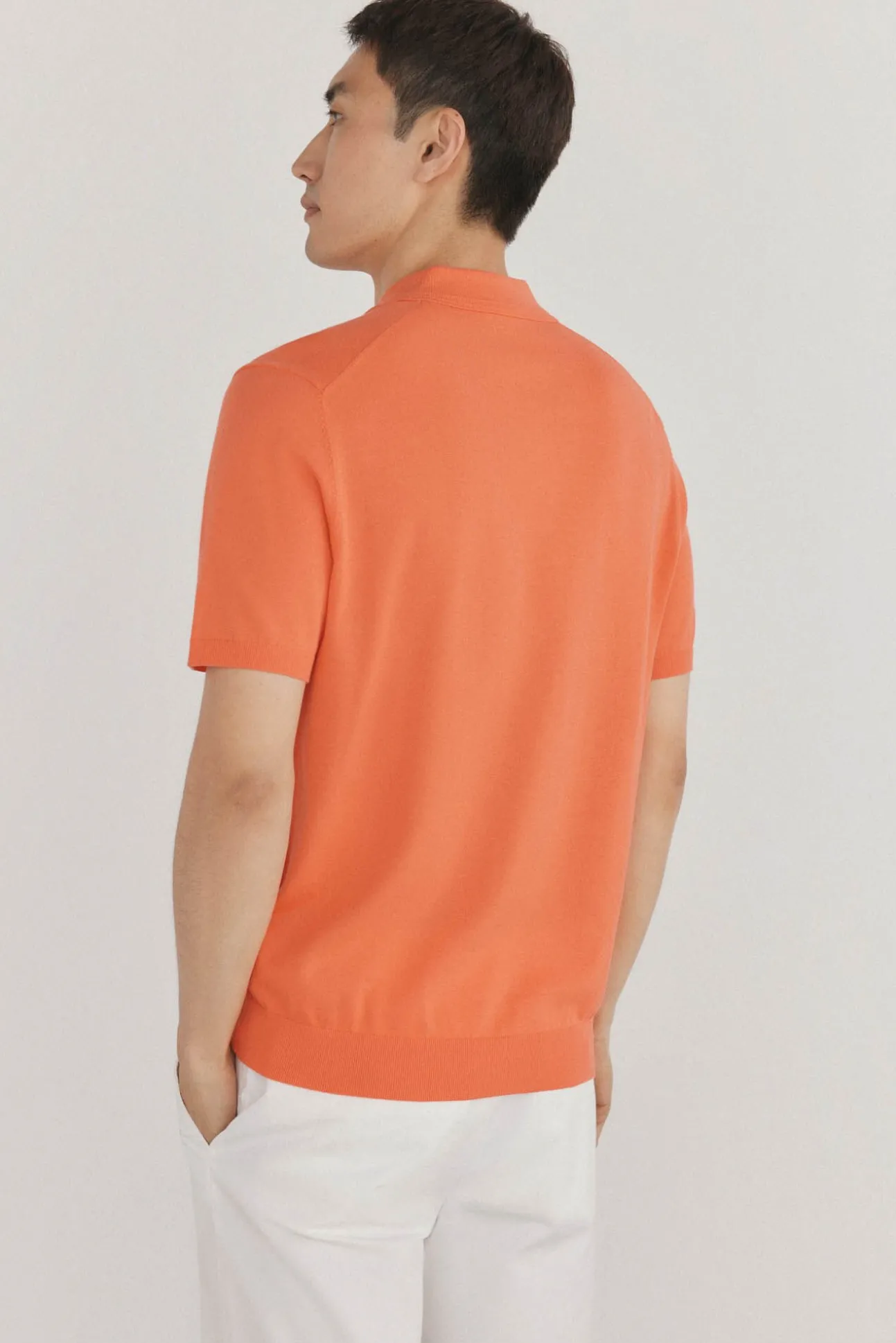 Jersey polo premium manga corta algodón