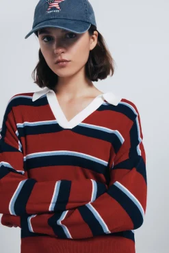 Jersey polo rayas