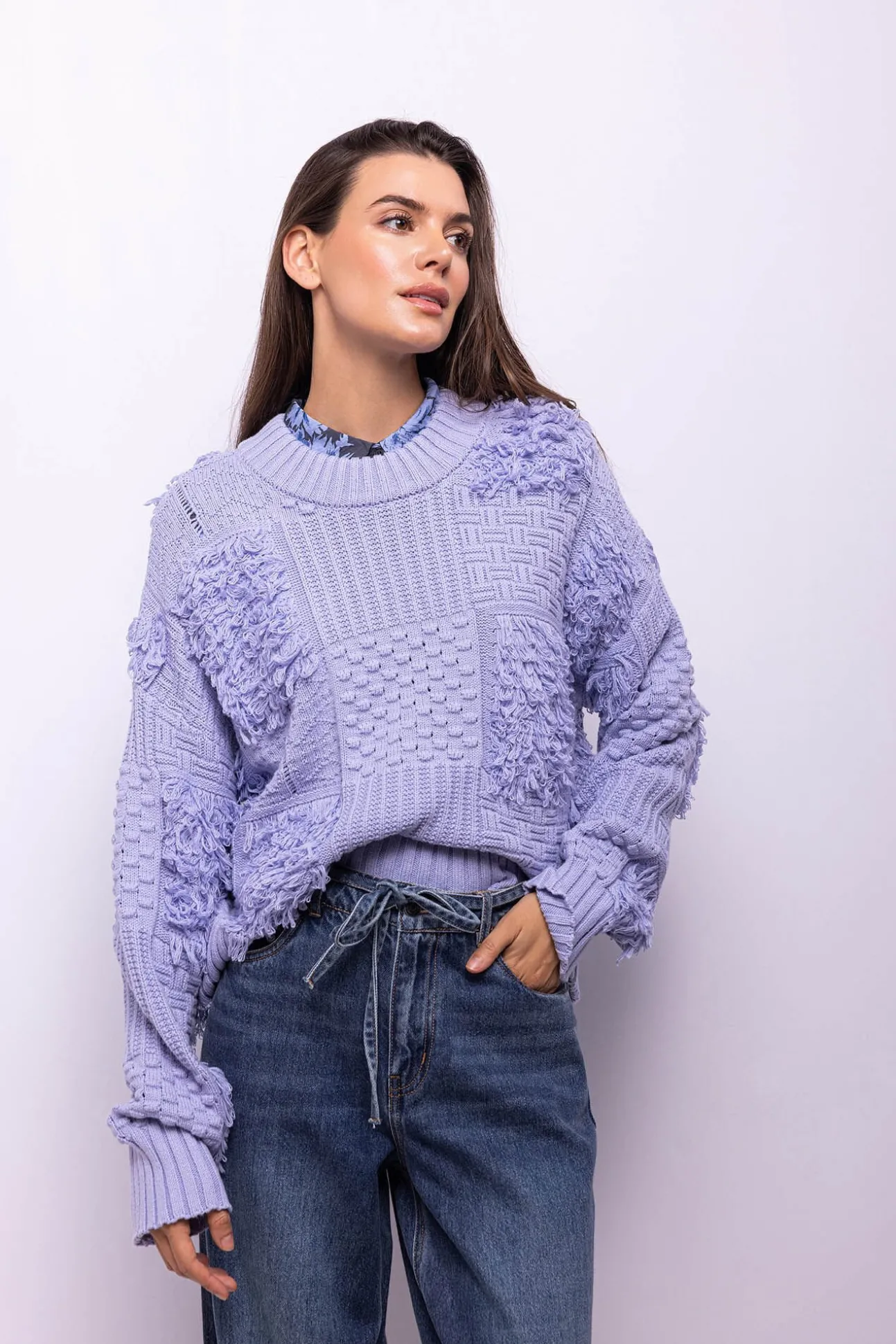 Jersey punto patchwork