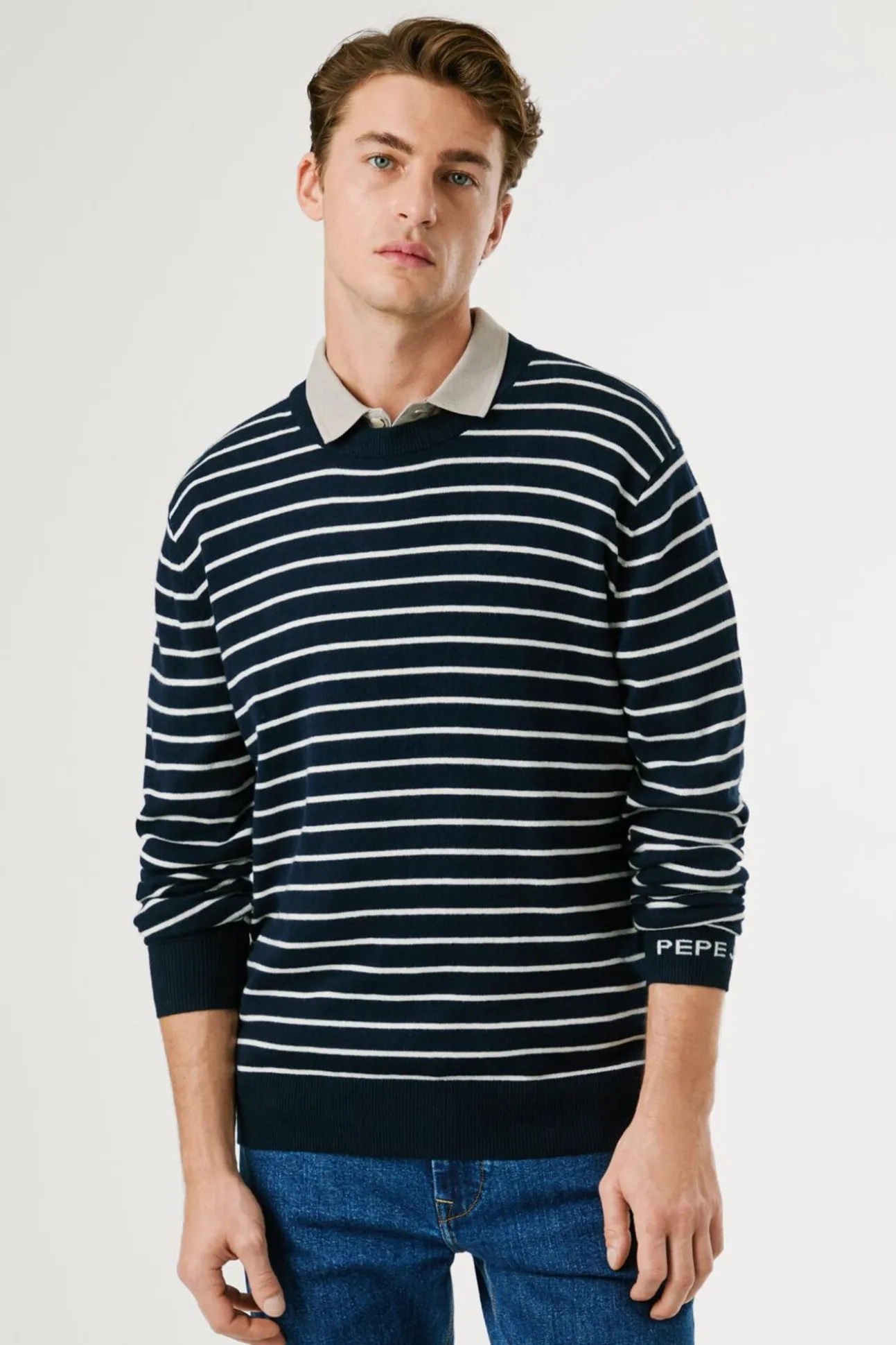 Jersey Punto Rayas Fit Regular