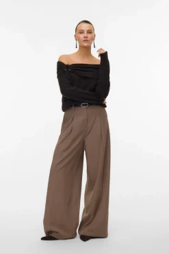 Jersey punto suave manga larga mujer