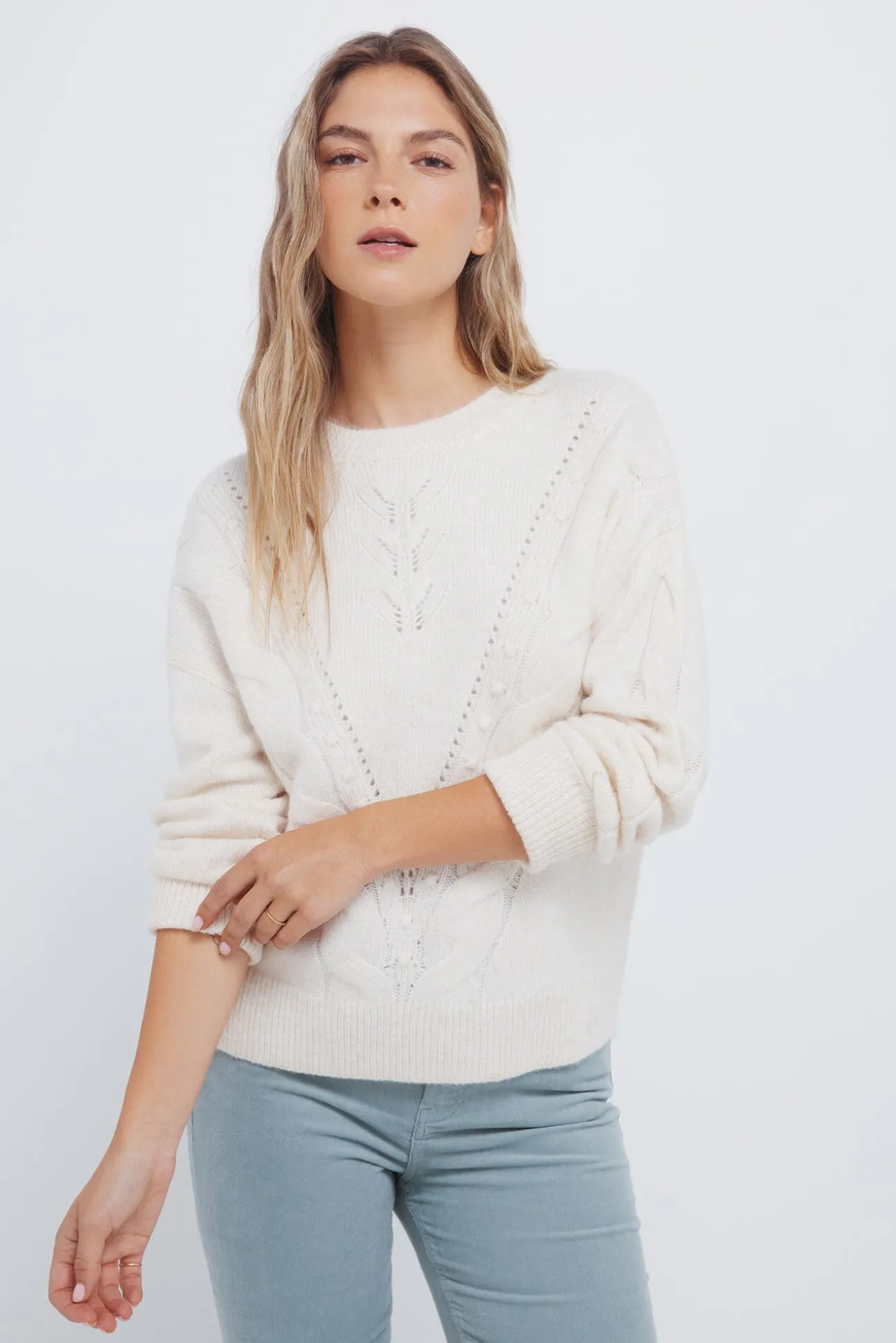 Jersey trenza uve