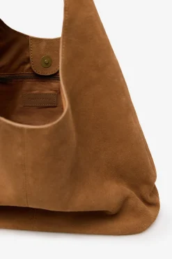 Leather weaved hobo
