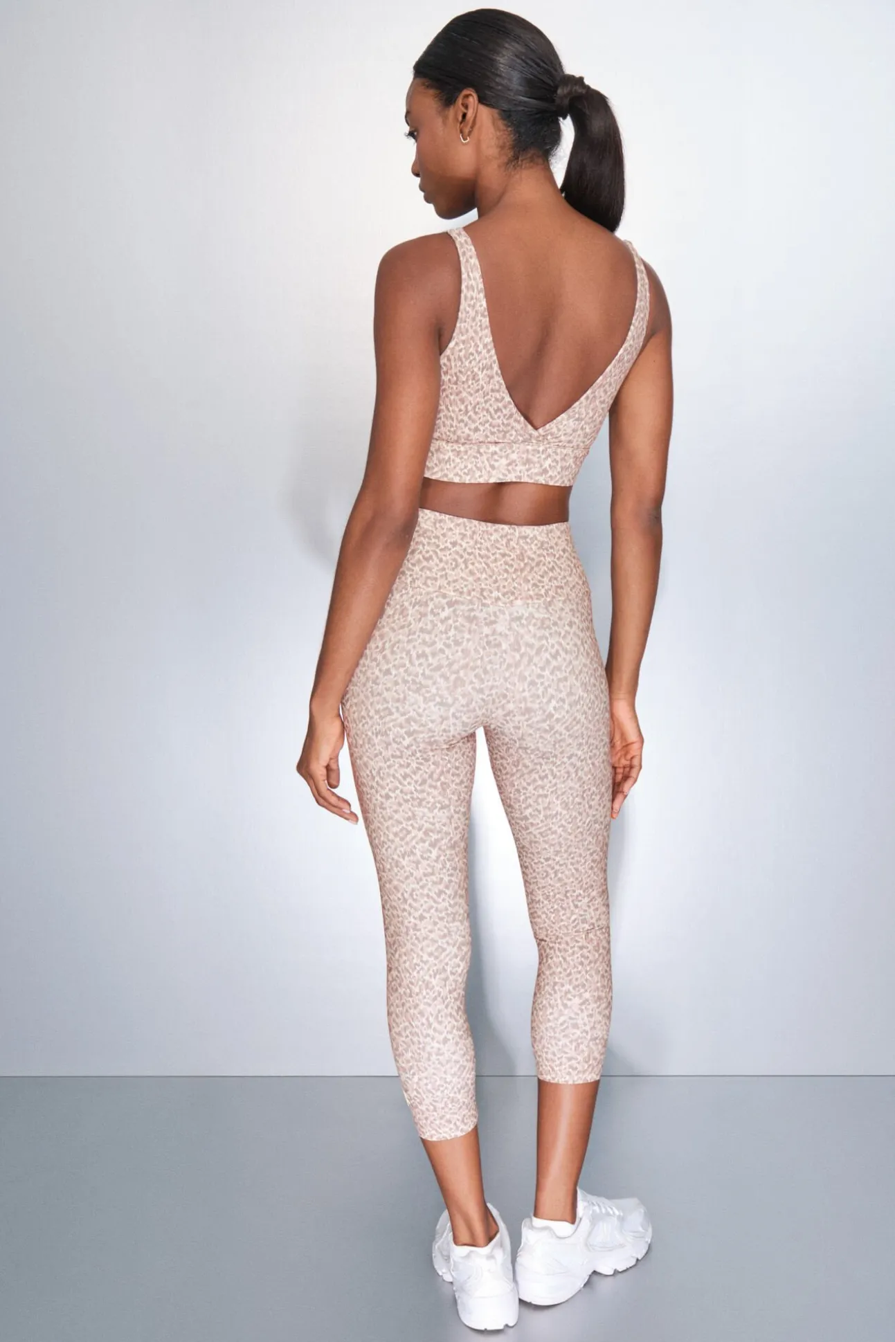 Leggings 4D STRETCH animal print blanco