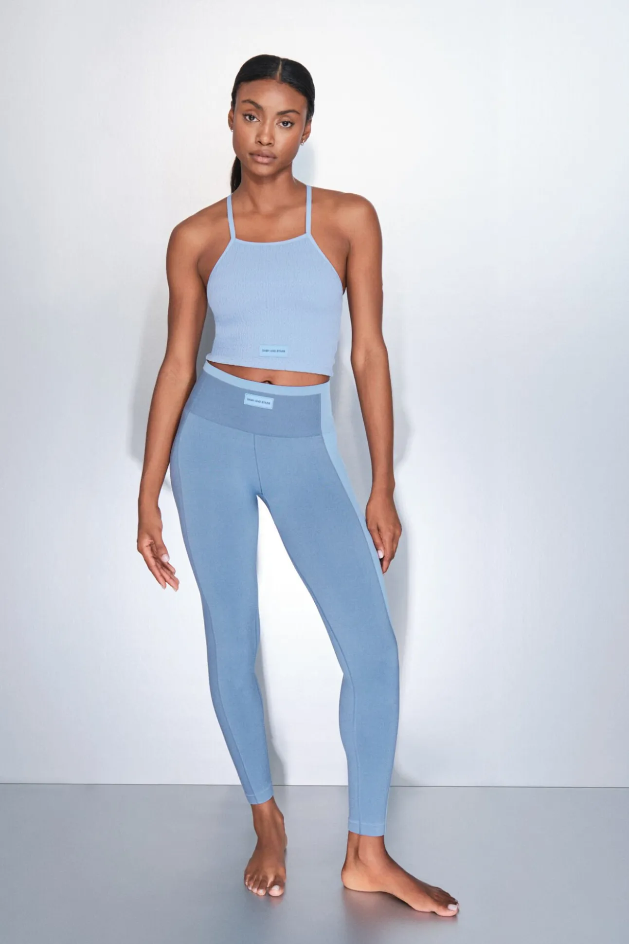 Leggings largos SEAMLESS COMFORT azul