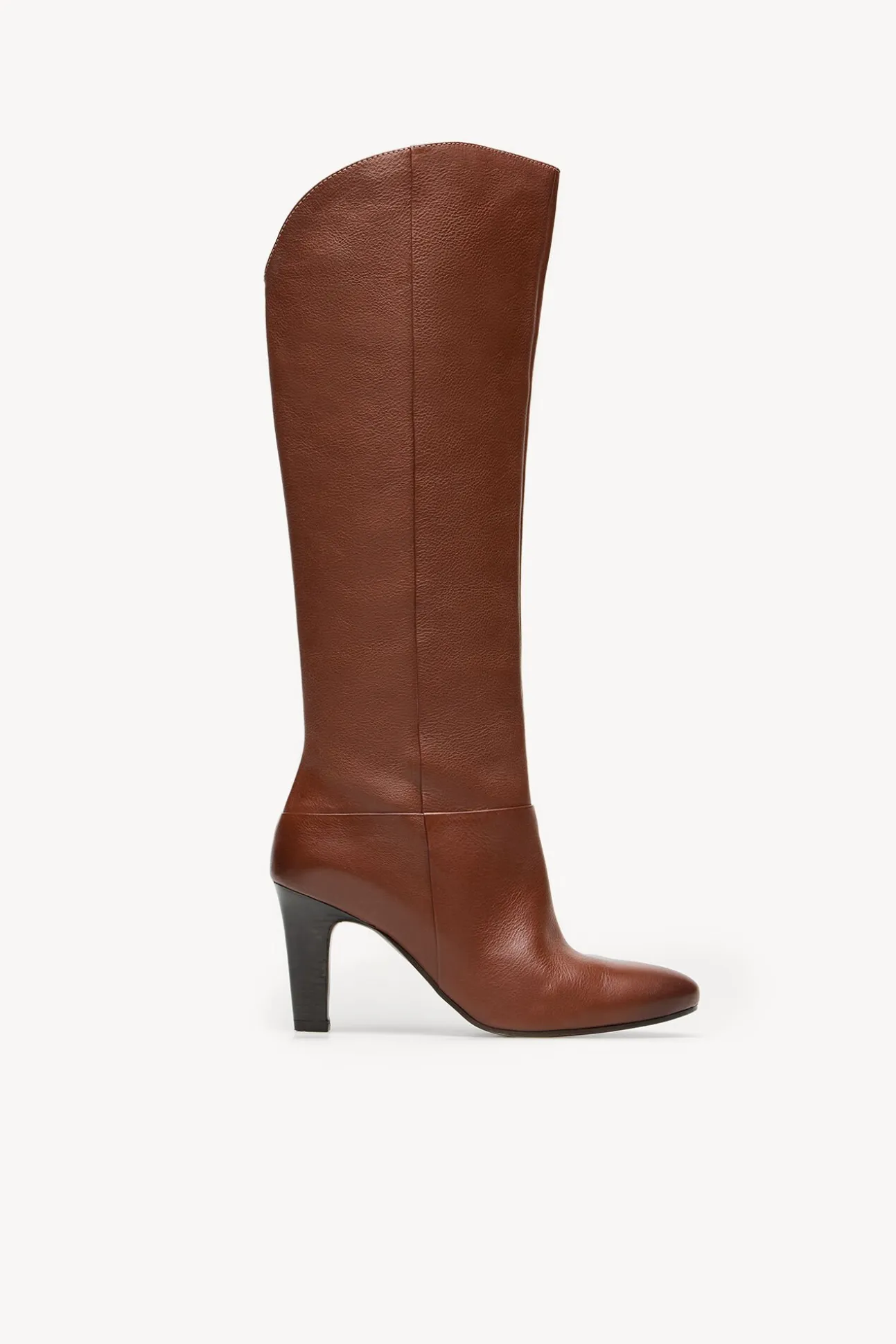 Lidia. Botas piel caña alta