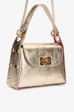 Mini bolso tachas piel