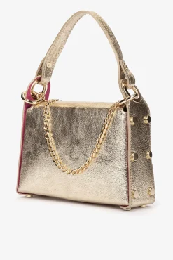 Mini bolso tachas piel