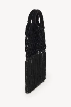 Naroa. Bolso de crochet de terciopelo