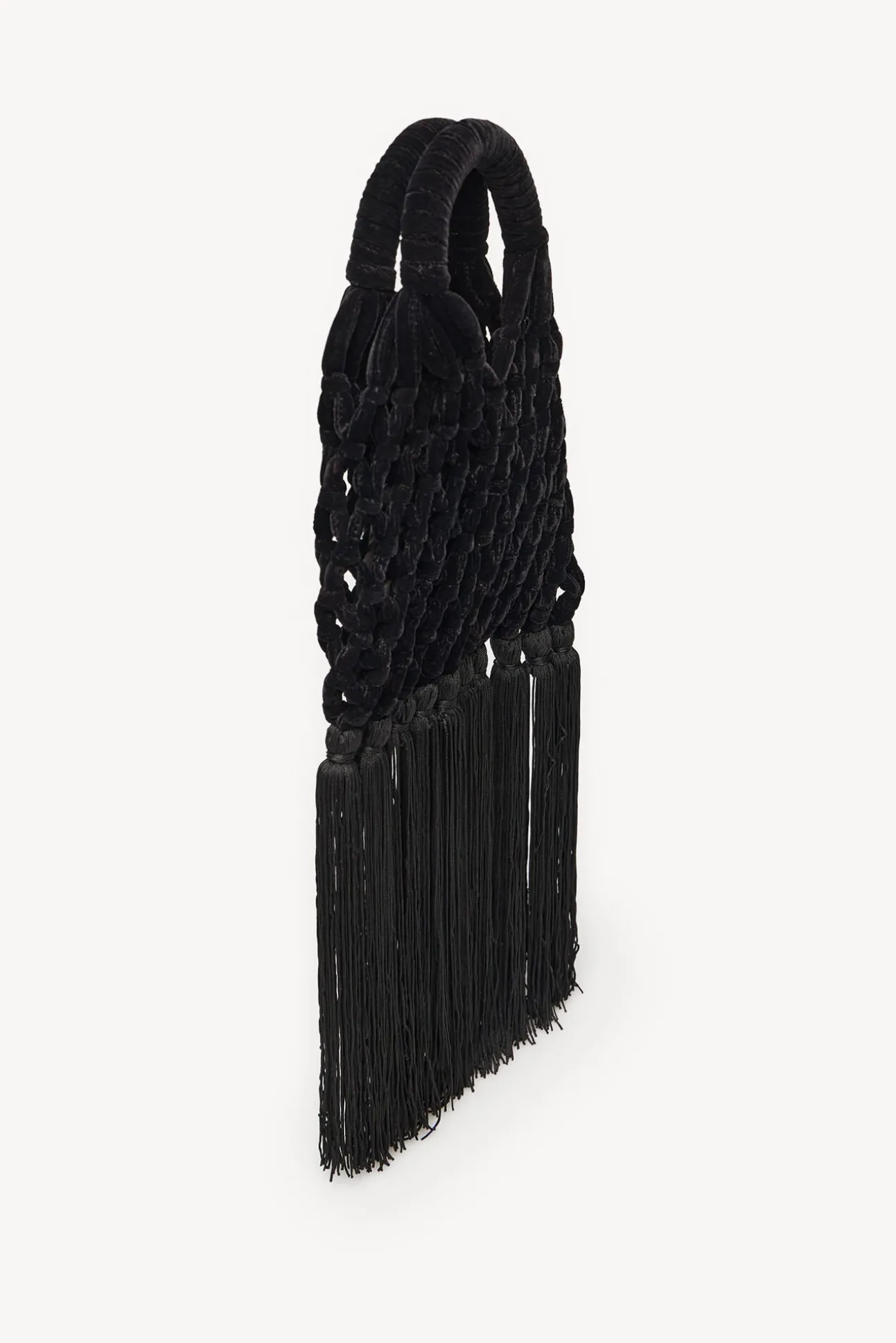 Naroa. Bolso de crochet de terciopelo