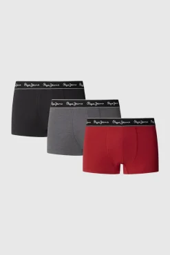 Pack 3 boxer lisos logo