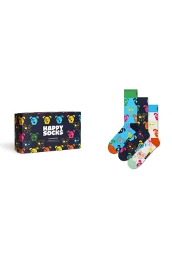 Pack de 3 calcetines mixtos de perros