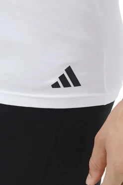 Pack de 2 camisetas de cuello pico de algodón elástico para hombre