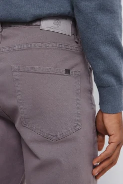 Pantalón 5 bolsillos color slim fit