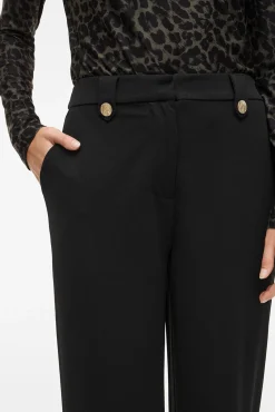 Pantalón ancho con botones