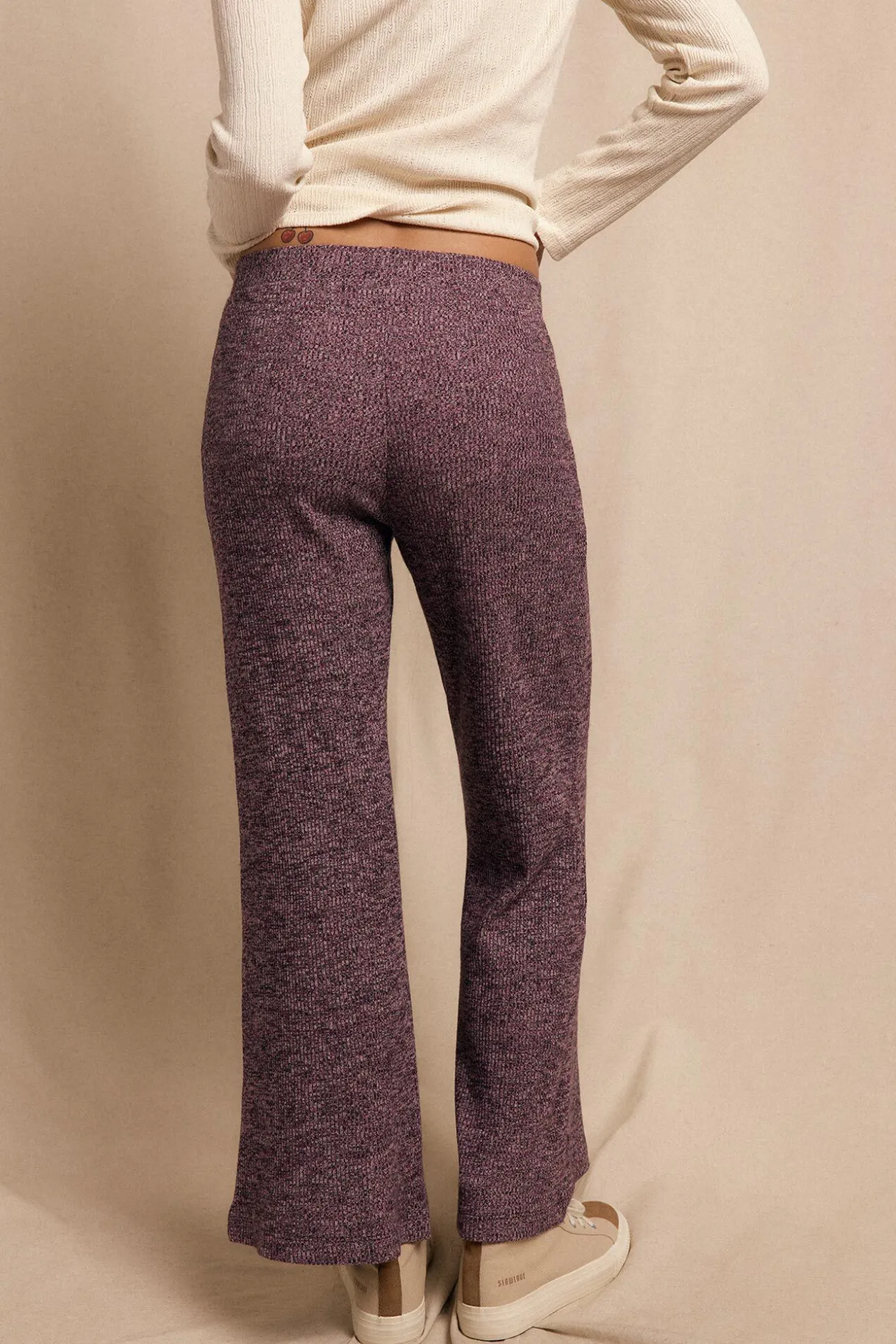 Pantalón ancho de punto