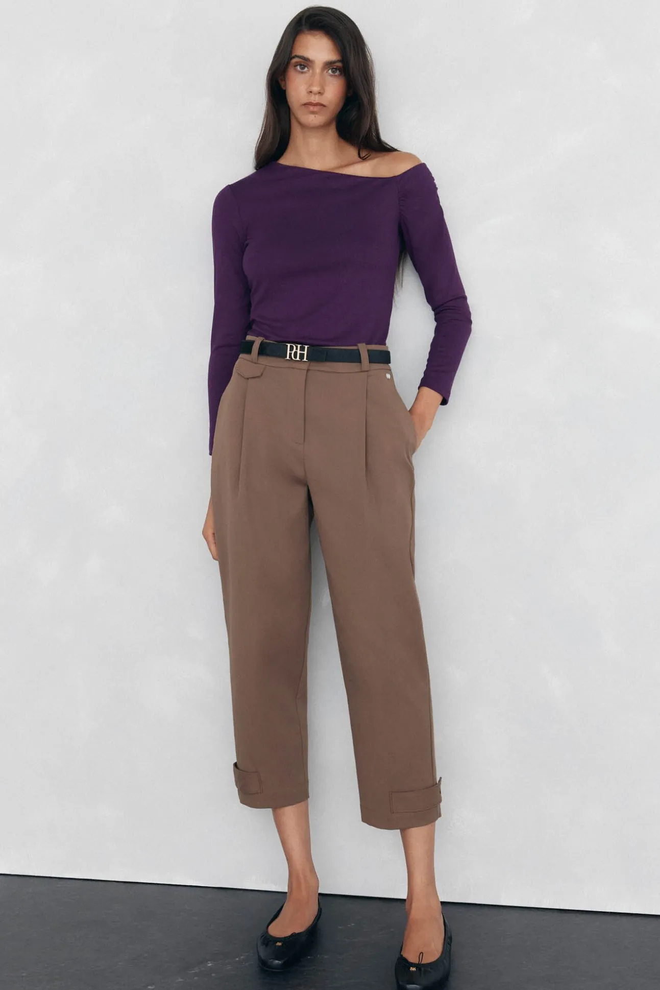 Pantalón bajo ajustable