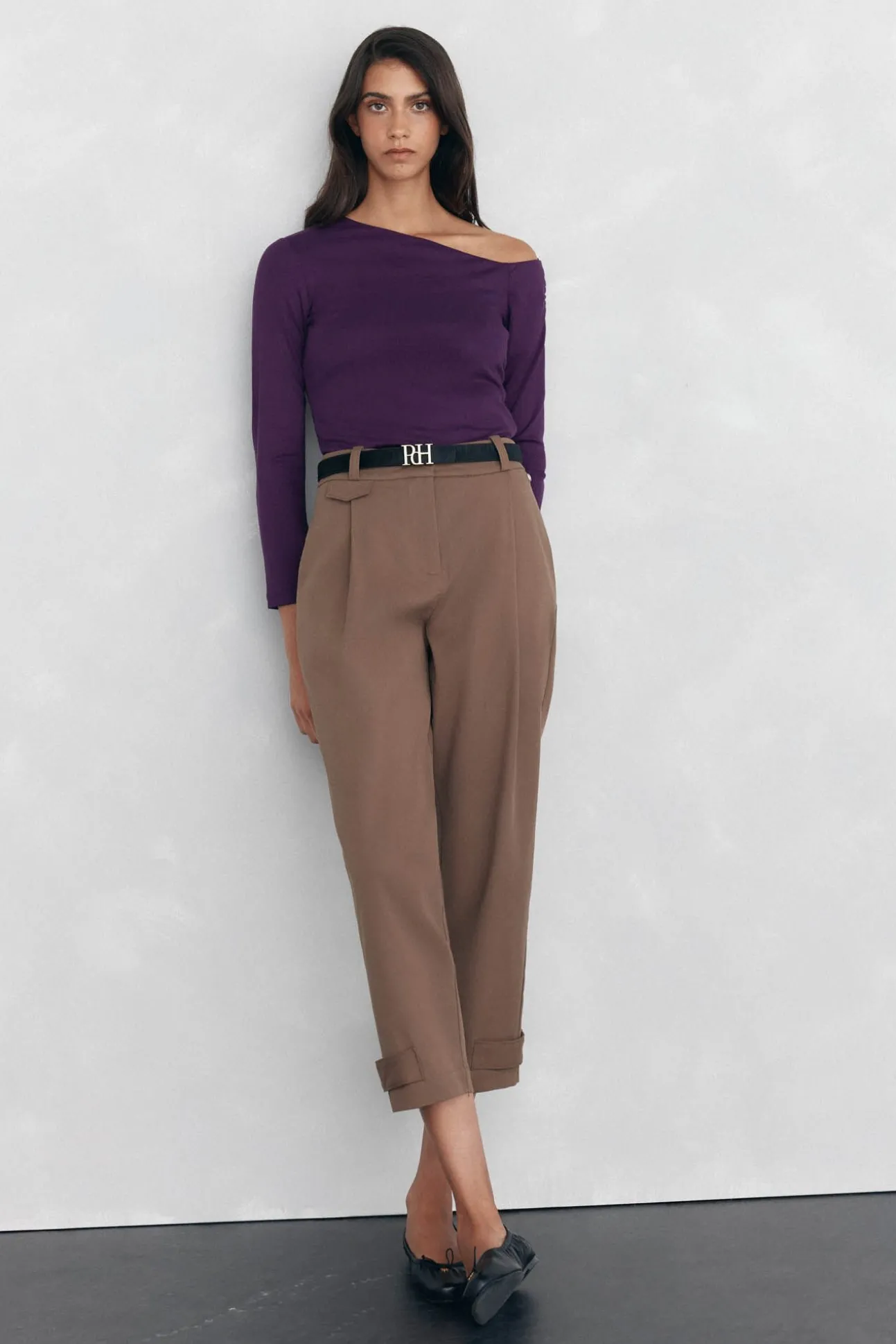 Pantalón bajo ajustable