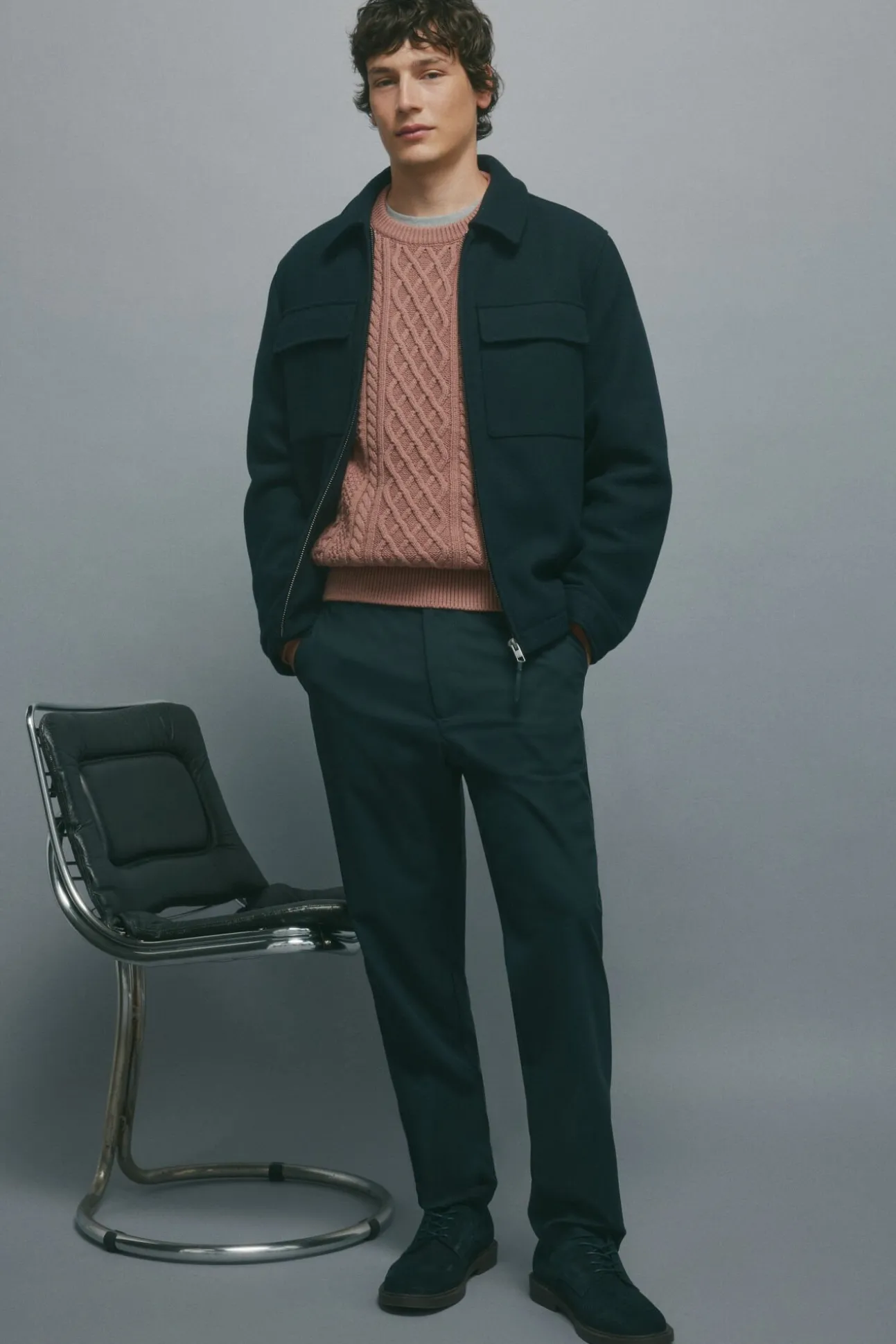 Pantalón chino jogger comfort fit