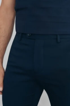 Pantalón chino print slim