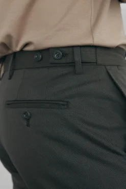 Pantalón chino print slim