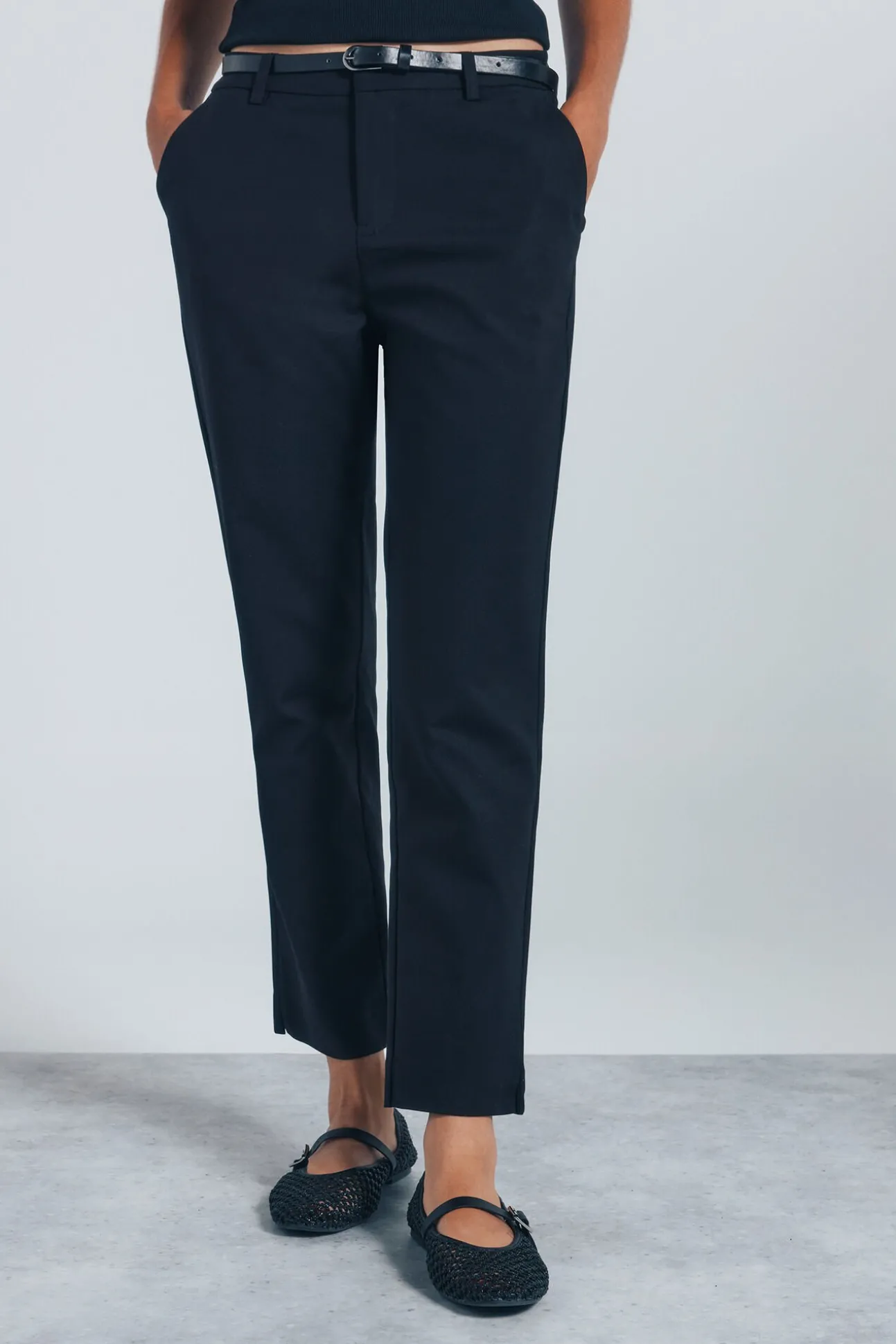 Pantalón chino recto