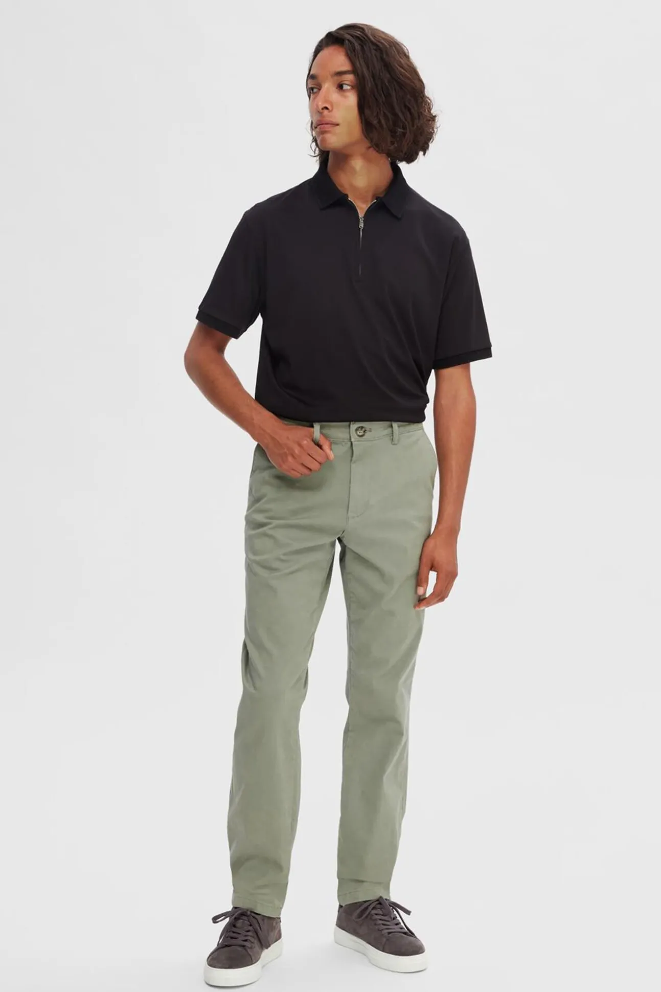 Pantalón chino Slim Fit confeccionado con algodón orgánico