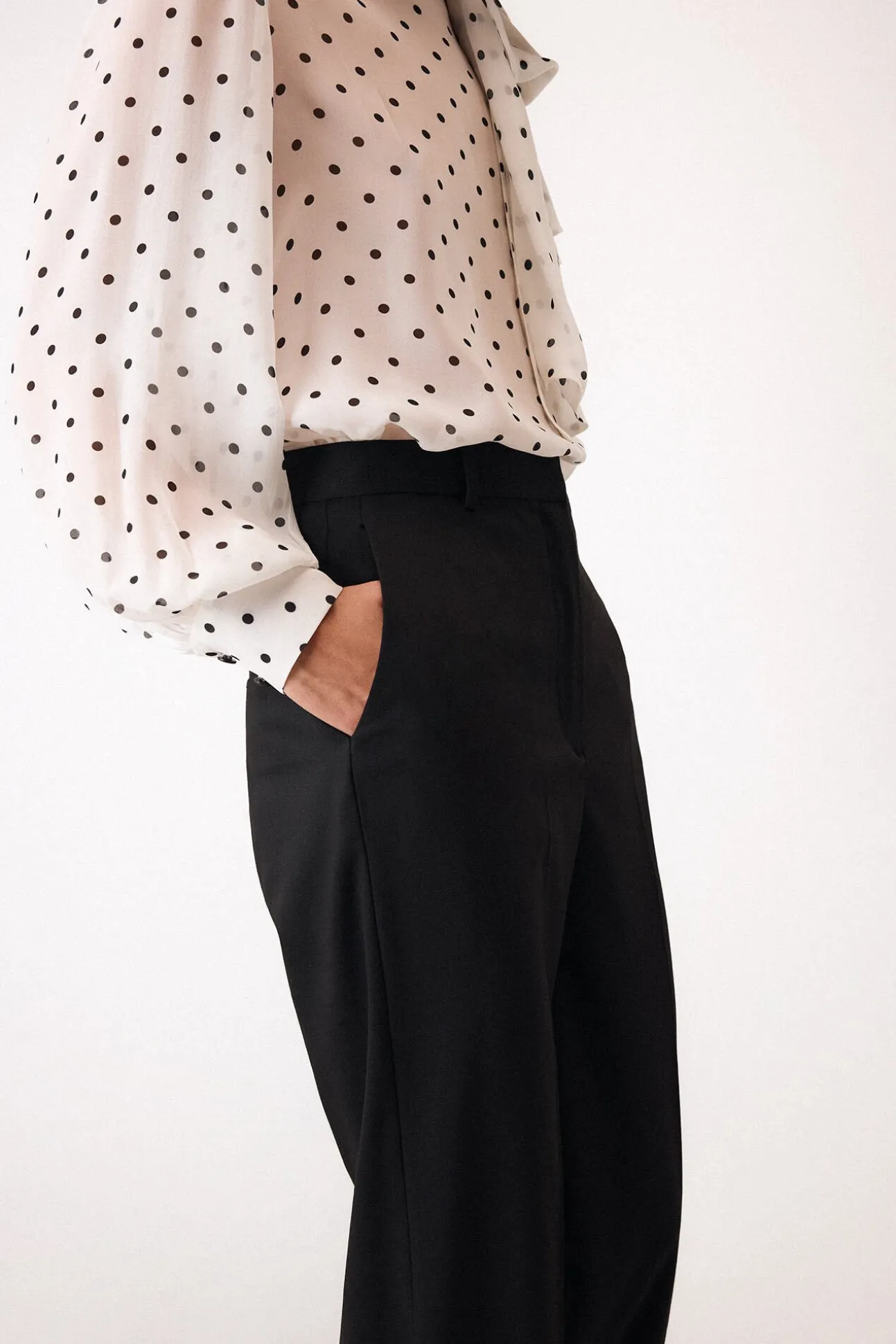 Pantalón combinado