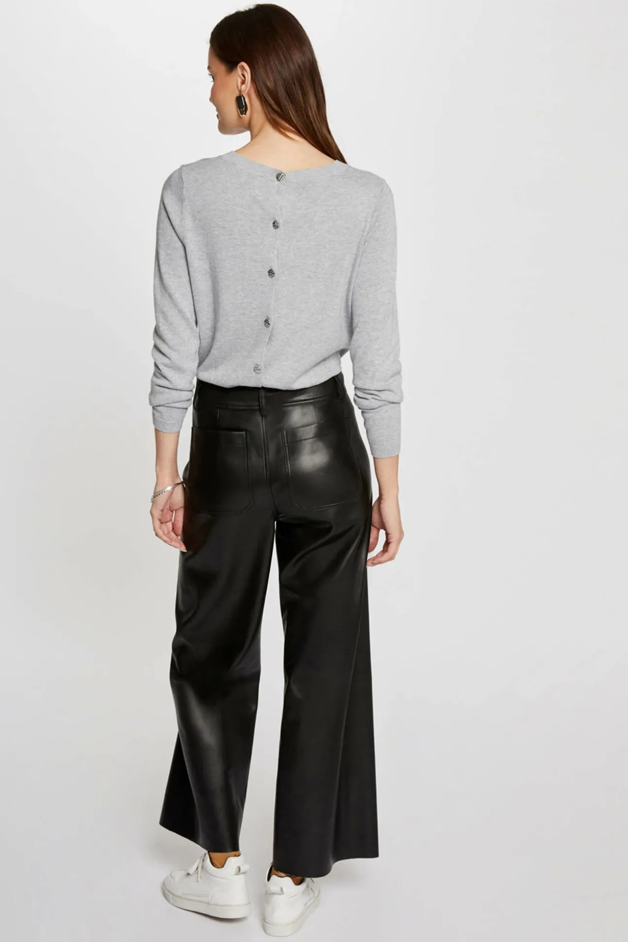 Pantalón cuero sintético