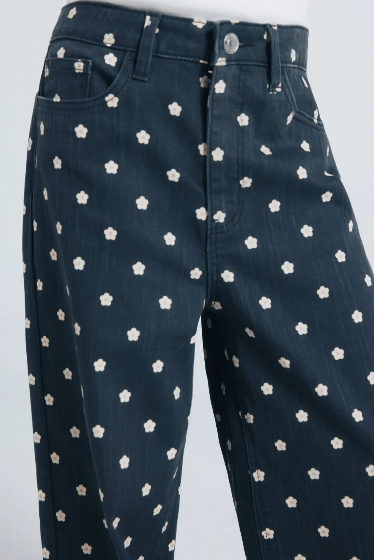 Pantalón culotte margaritas niña