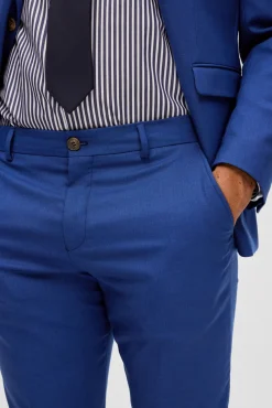 Pantalón de traje Slim Fit con lana