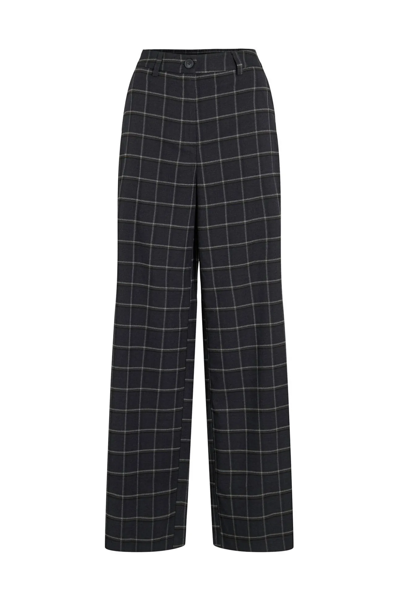 Pantalón de vestir de cuadros con viscosa
