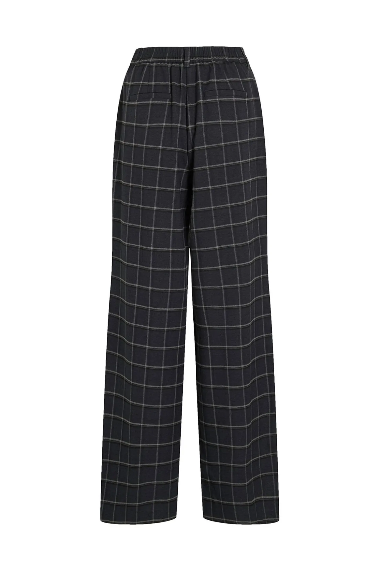 Pantalón de vestir de cuadros con viscosa