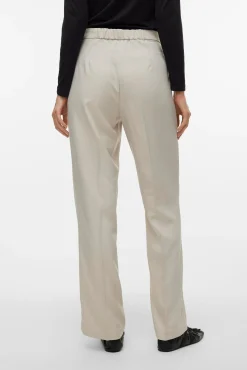 Pantalón de vestir de mujer corte recto